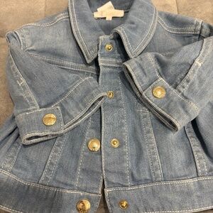 CHLOE crop denim jacket